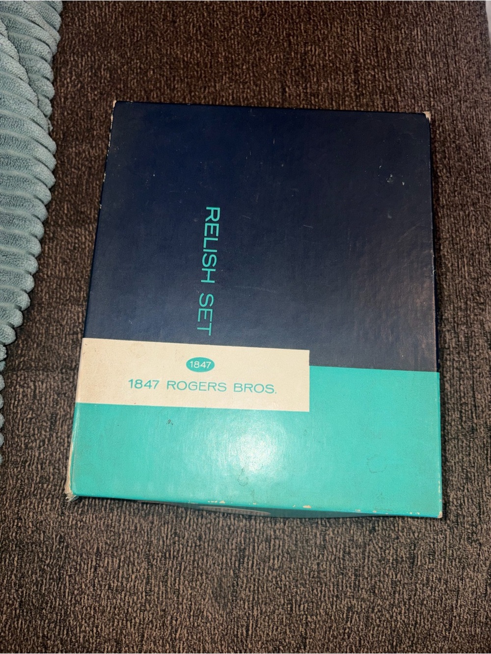 1847 Rogers Bros Relish Set In Original Box